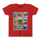 Animal Kingdom Vintage Stamps - Youth Short Sleeve Tee Shirt