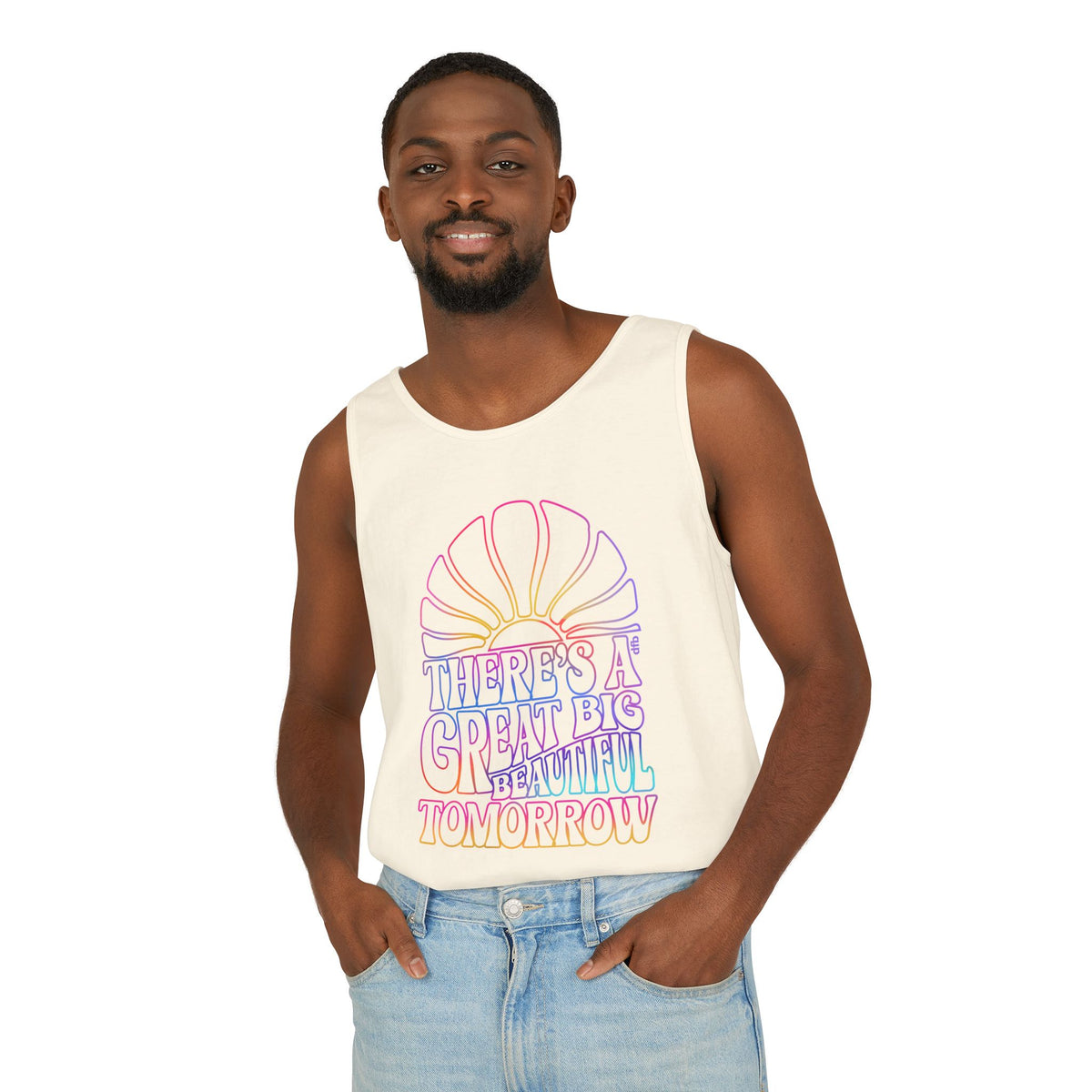 LIMITED EDITION Great Big Beautiful Tomorrow - Unisex Garment-Dyed Tank Top