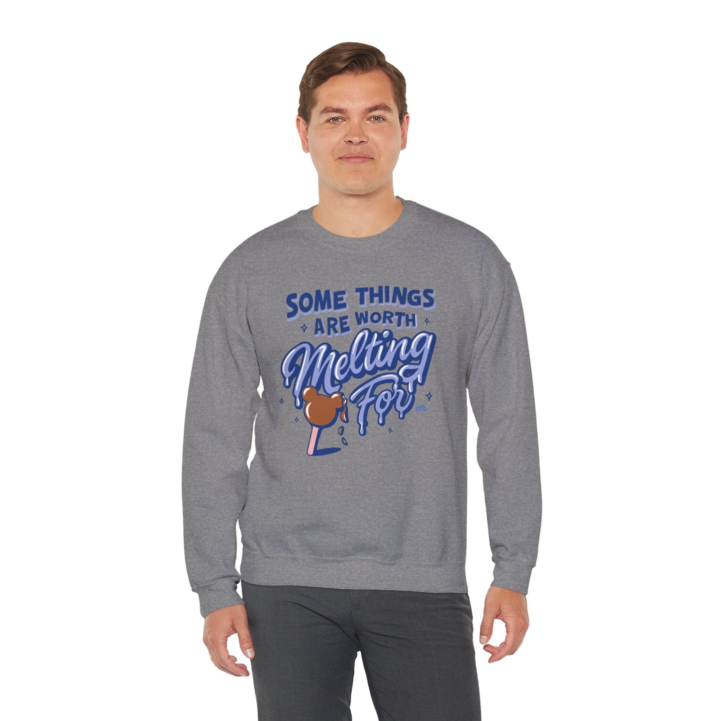 Some Things Are Worth Melting For - Adult Crewneck Sweatshirt