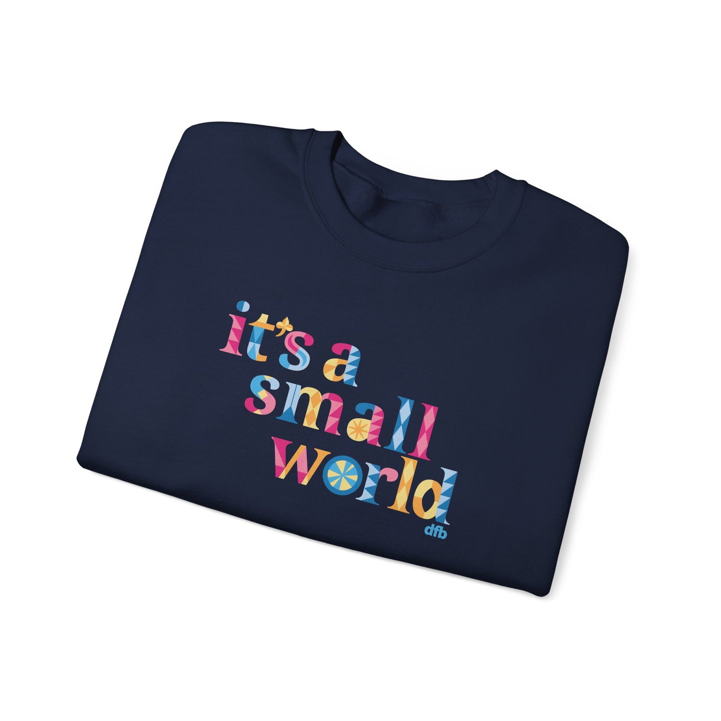 it's a small world - Adult Crewneck Sweatshirt