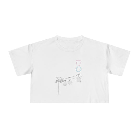 Monorail All The Time - Women's Crop Tee