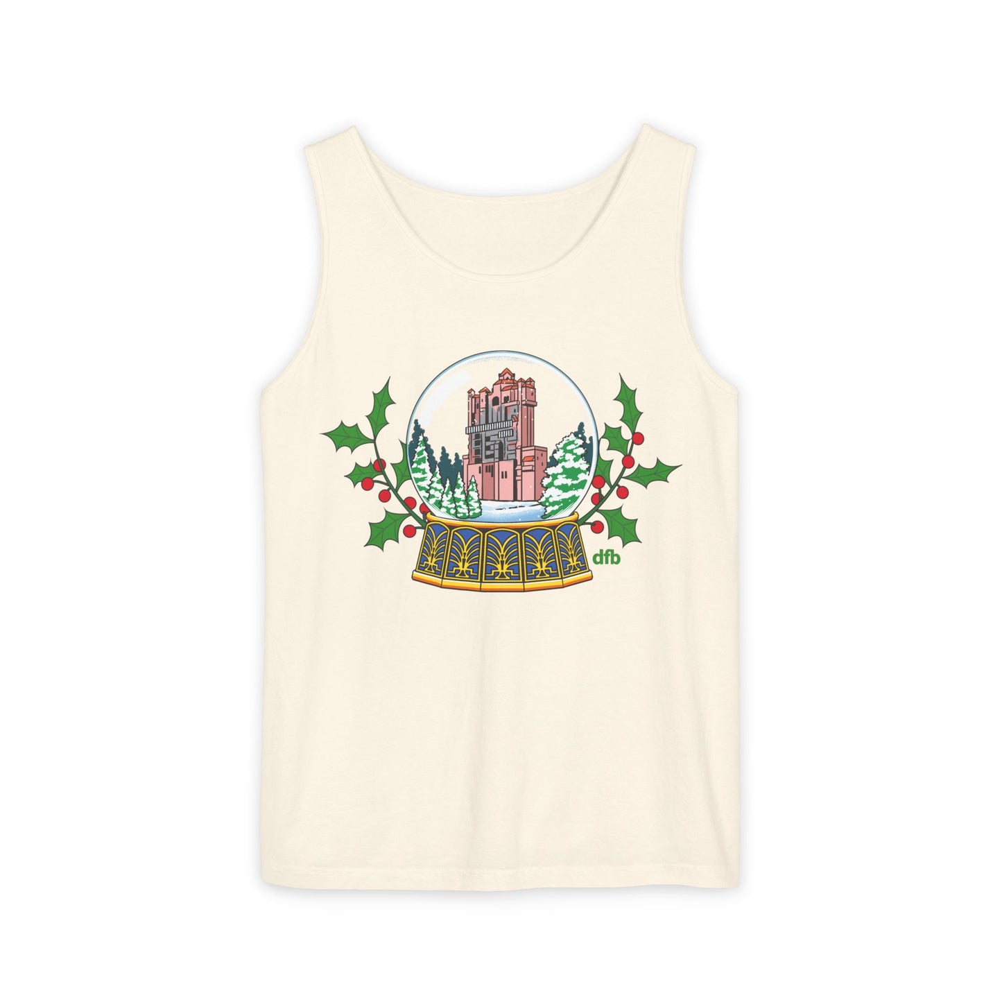 Hollywood Studios Snowglobes - Unisex Garment-Dyed Tank Top