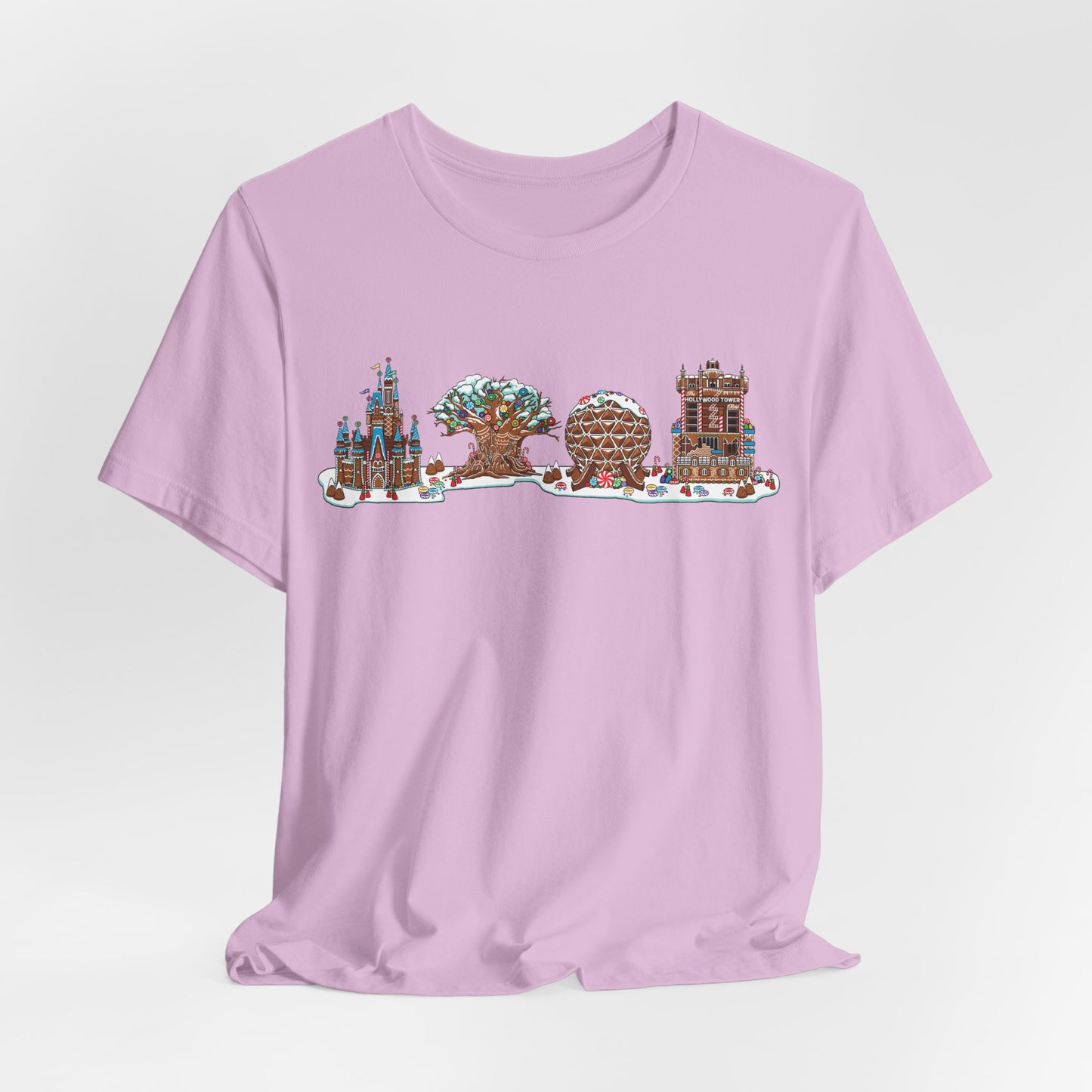 Gingerbread Park Icons - Adult Tee Shirt