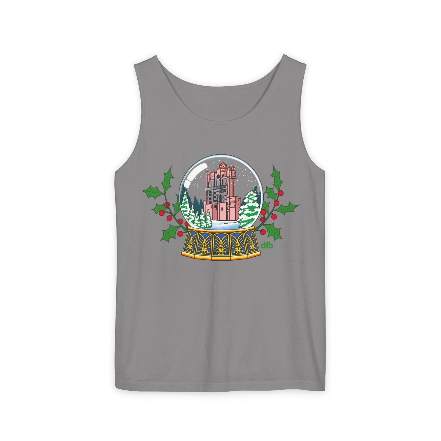Hollywood Studios Snowglobes - Unisex Garment-Dyed Tank Top