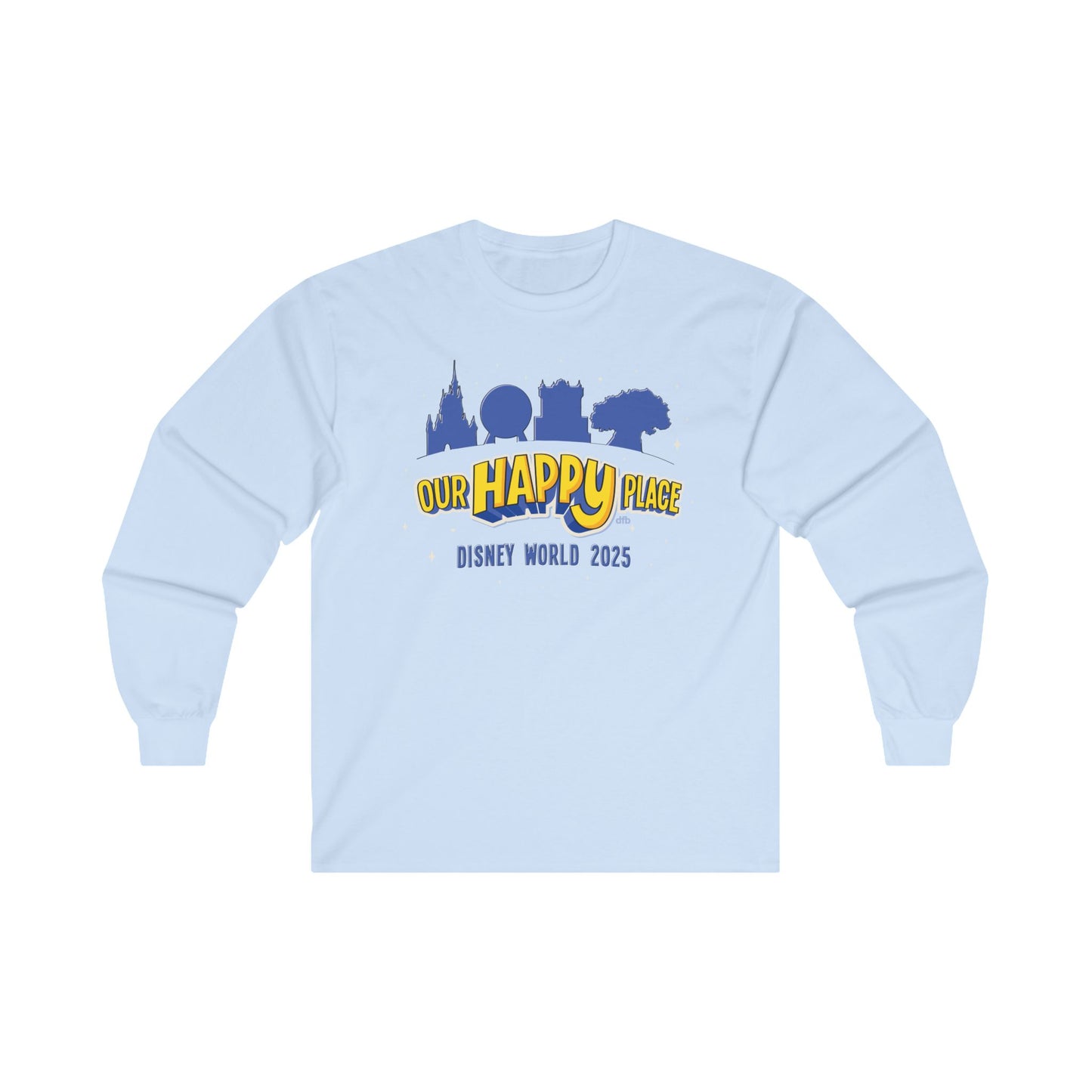 Our Happy Place 2025 - Family Matching Tee - Long Sleeve Tee