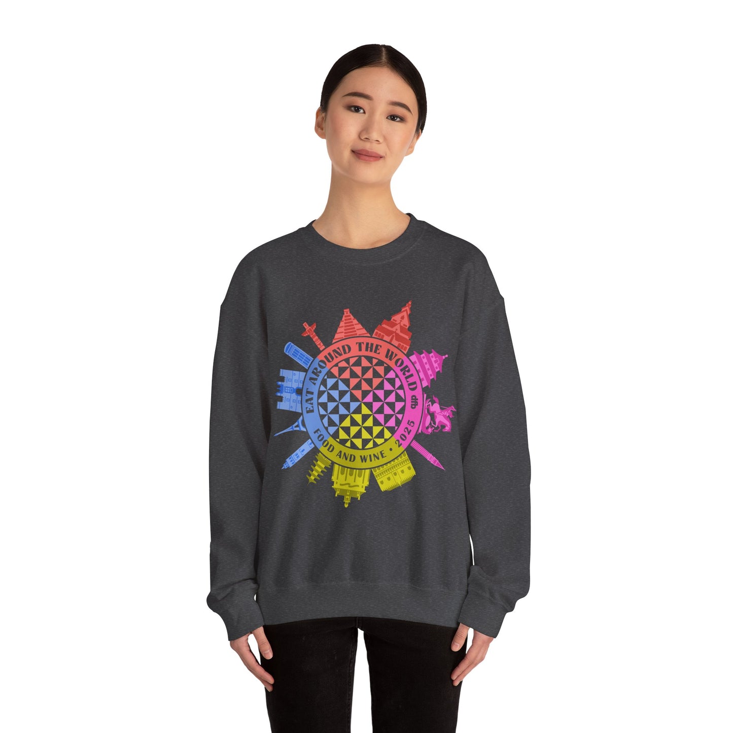 LIMITED EDITION Food & Wine Compass - Adult Crewneck Sweatshirt