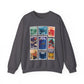 Hollywood Studios Vintage Stamps - Adult Crewneck Sweatshirt