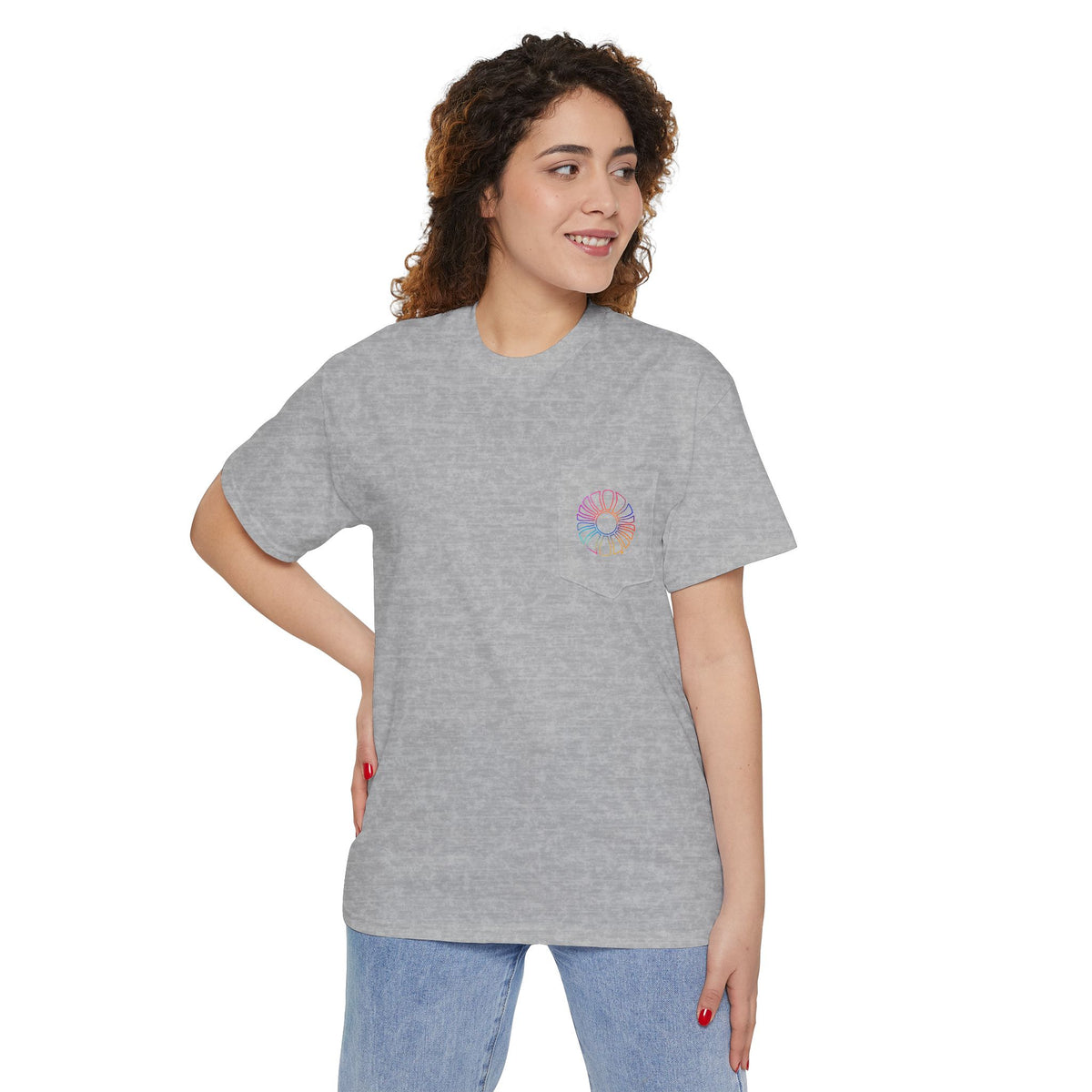 LIMITED EDITION Great Big Beautiful Tomorrow - Front & Back w/ Pocket - Unisex Heavy Cotton Pocket Tee