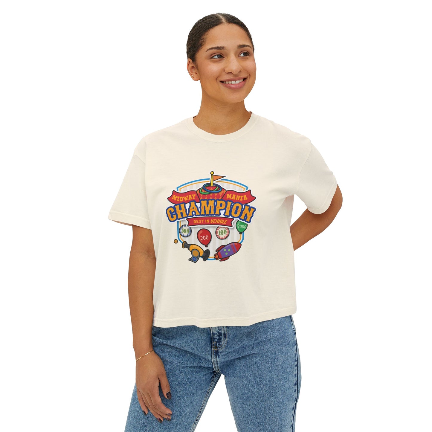 Midway Mania Champion - Women's Boxy Tee