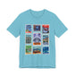 EPCOT Vintage Stamps - Adult Tee Shirt