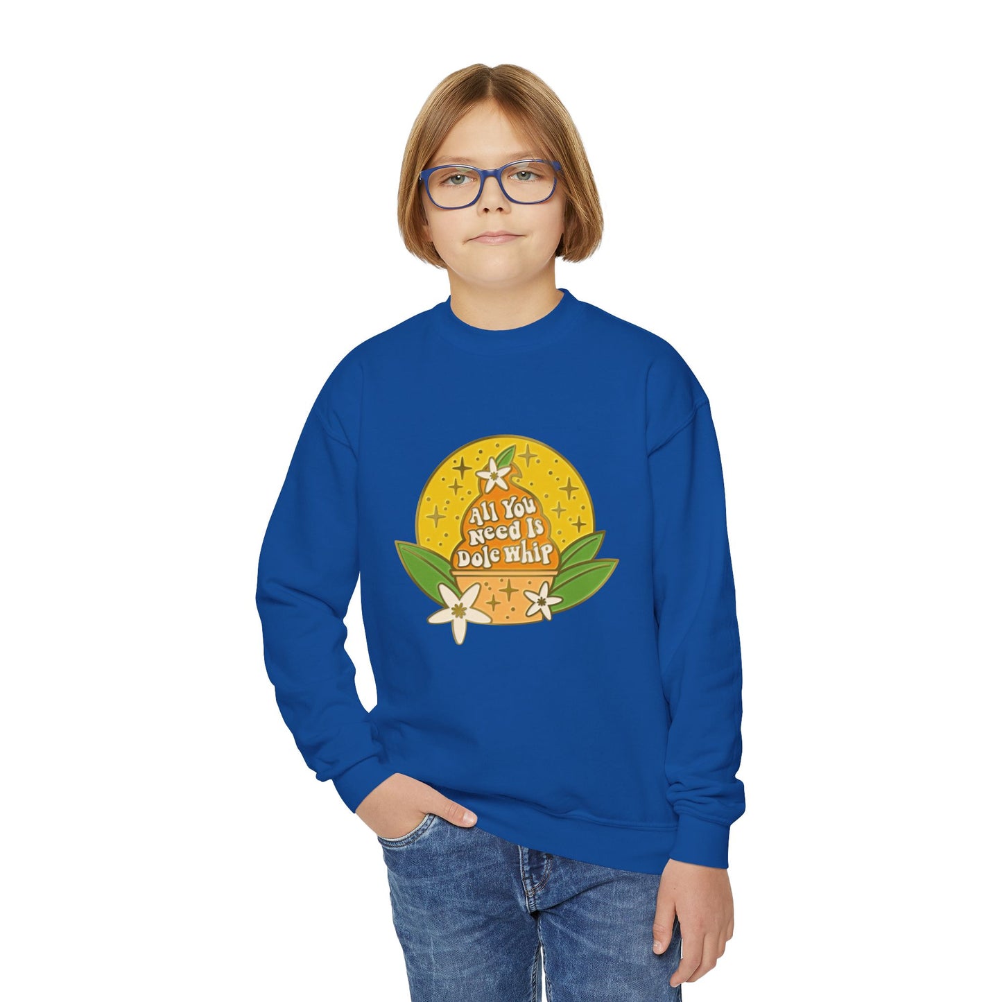 All You Need Is Dole Whip - Youth Crewneck Sweatshirt