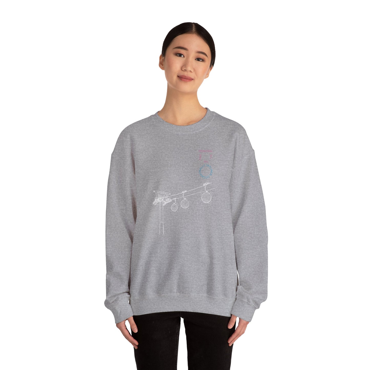 Monorail All The Time - Adult Crewneck Sweatshirt