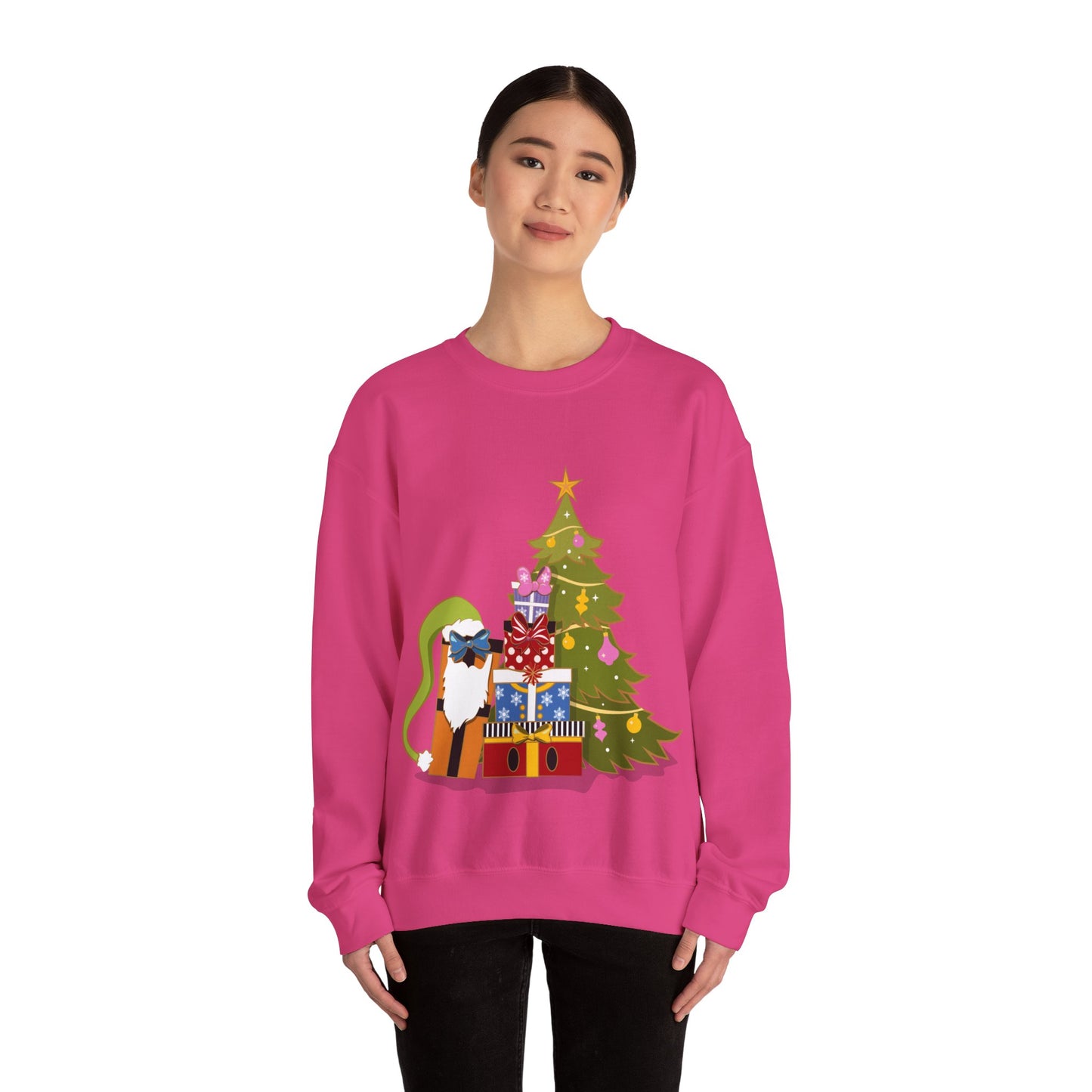 Fab 5 as Christmas Presents - Adult Crewneck Sweatshirt