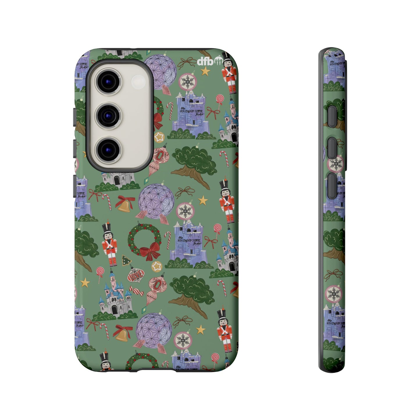 Park Icons Vintage Ornaments - Samsung Galaxy & Google Pixel Phone Case