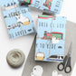 Ready to Ride, Light Blue Background - Gift Wrap Papers