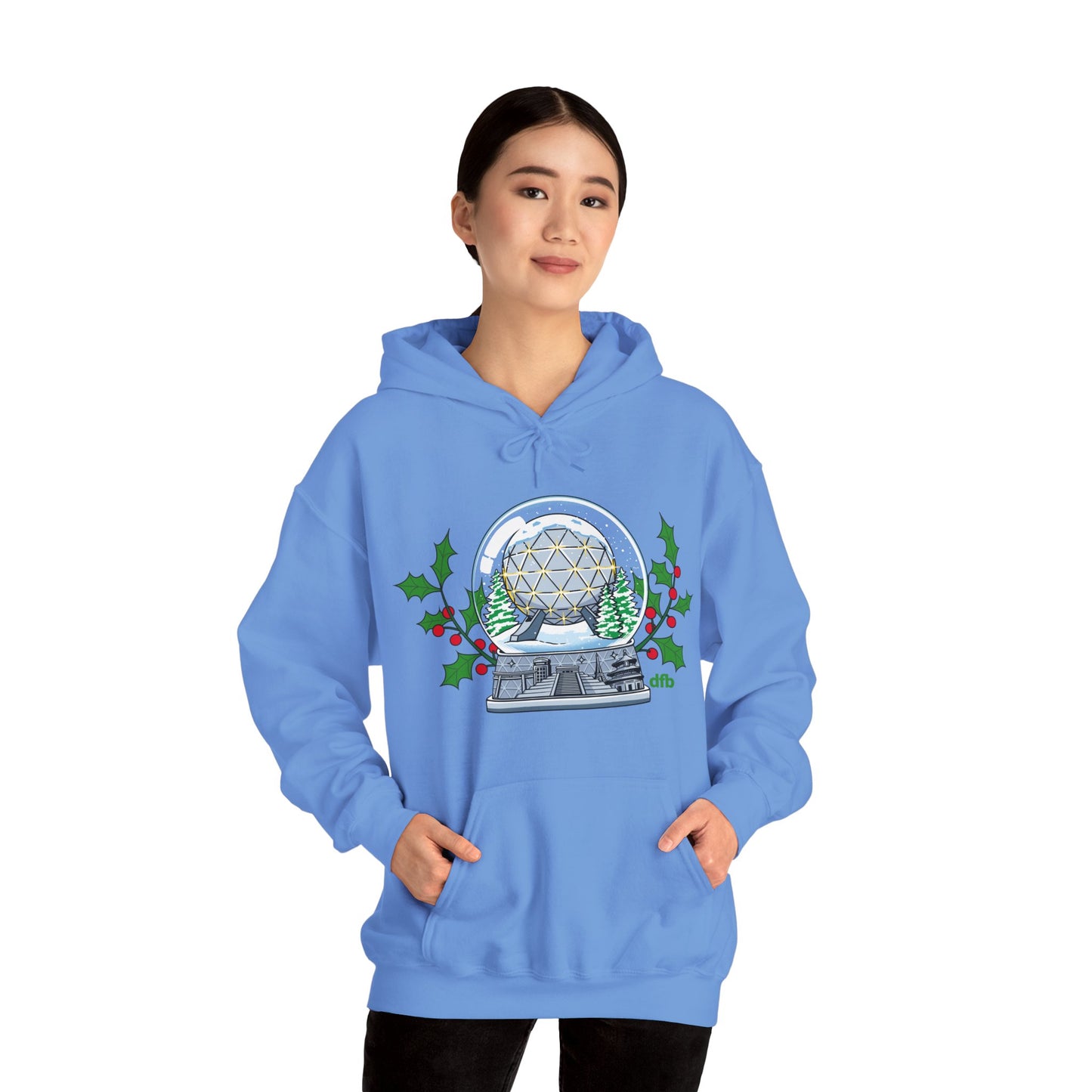 EPCOT Snowglobes -  Adult Hoodie Sweatshirt