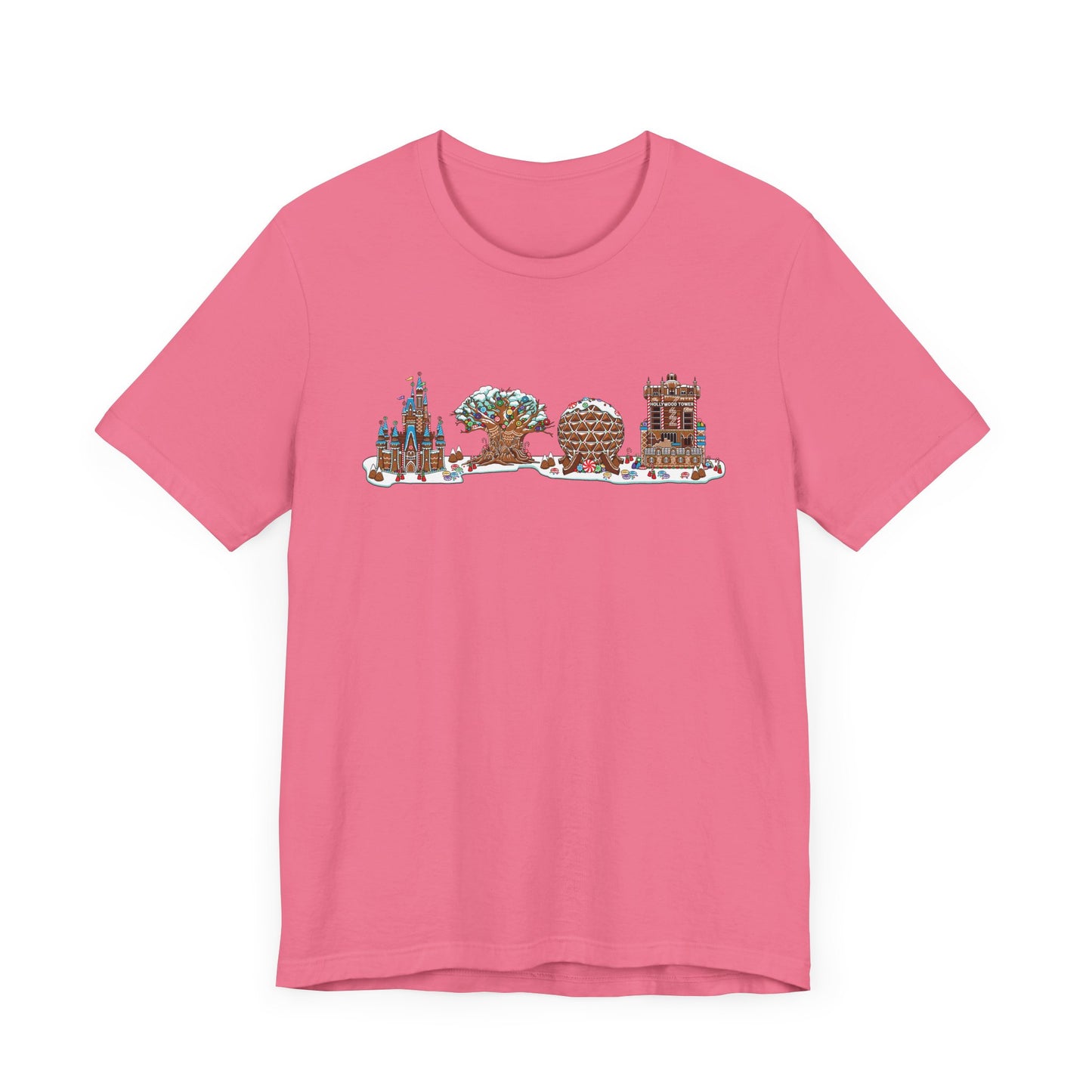 Gingerbread Park Icons - Adult Tee Shirt