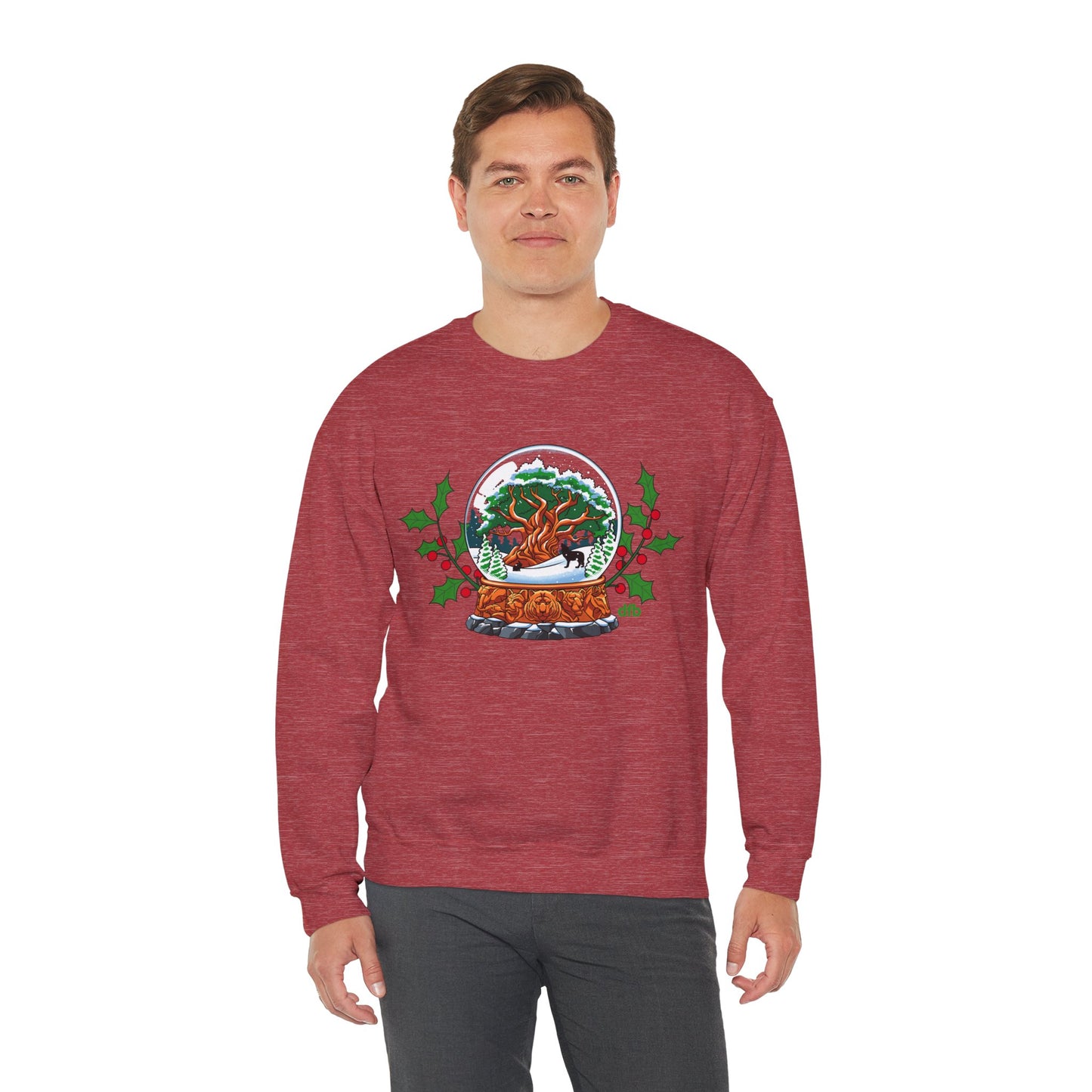 Animal Kingdom Snowglobes - Adult Crewneck Sweatshirt