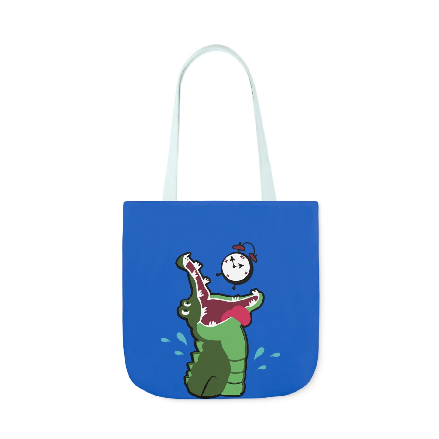 Tick Tock Croc- Canvas Tote Bag