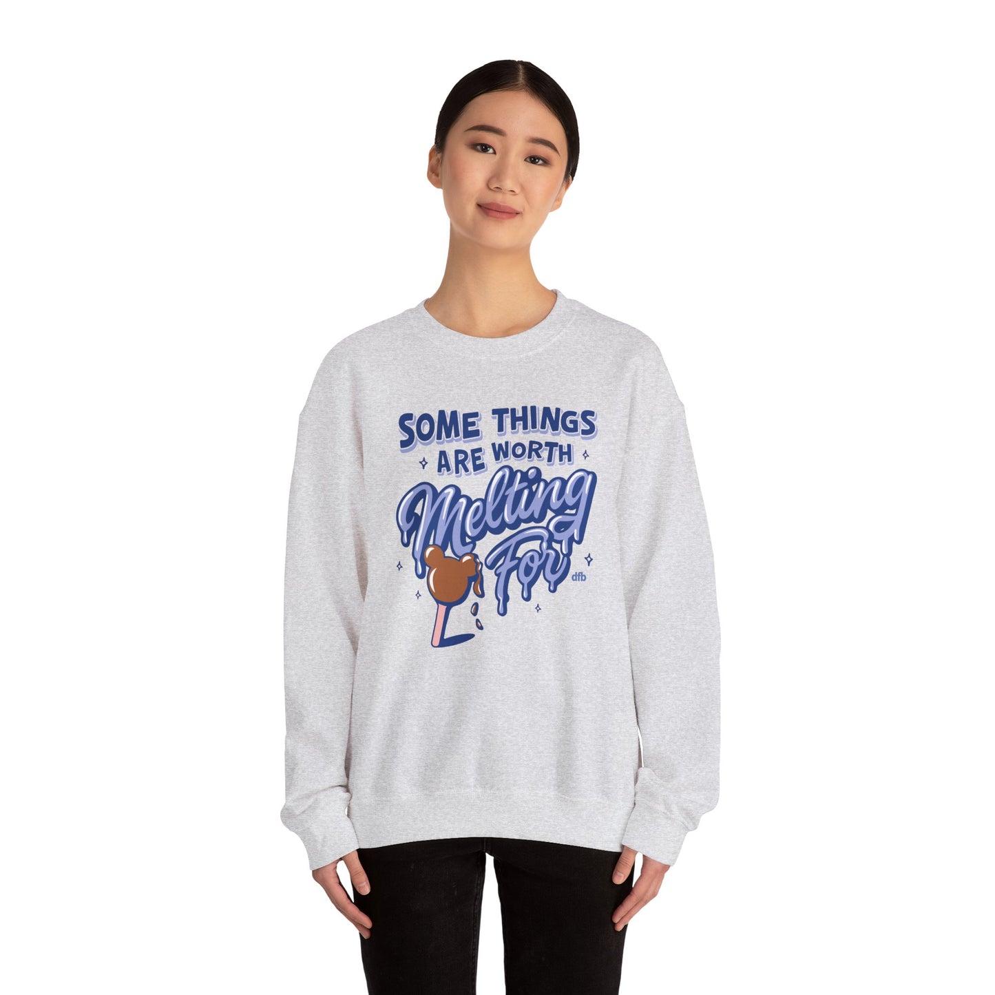 Some Things Are Worth Melting For - Adult Crewneck Sweatshirt