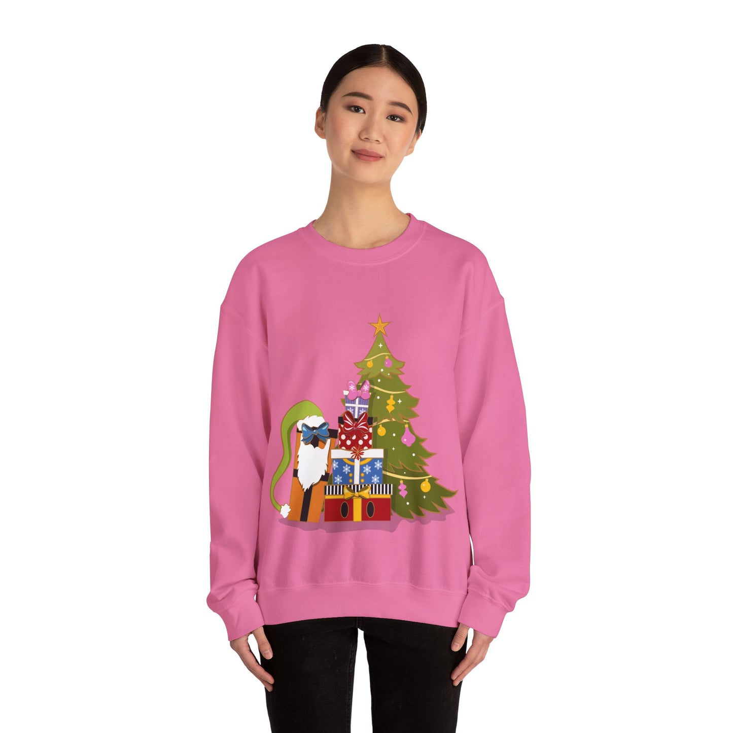 Fab 5 as Christmas Presents - Adult Crewneck Sweatshirt