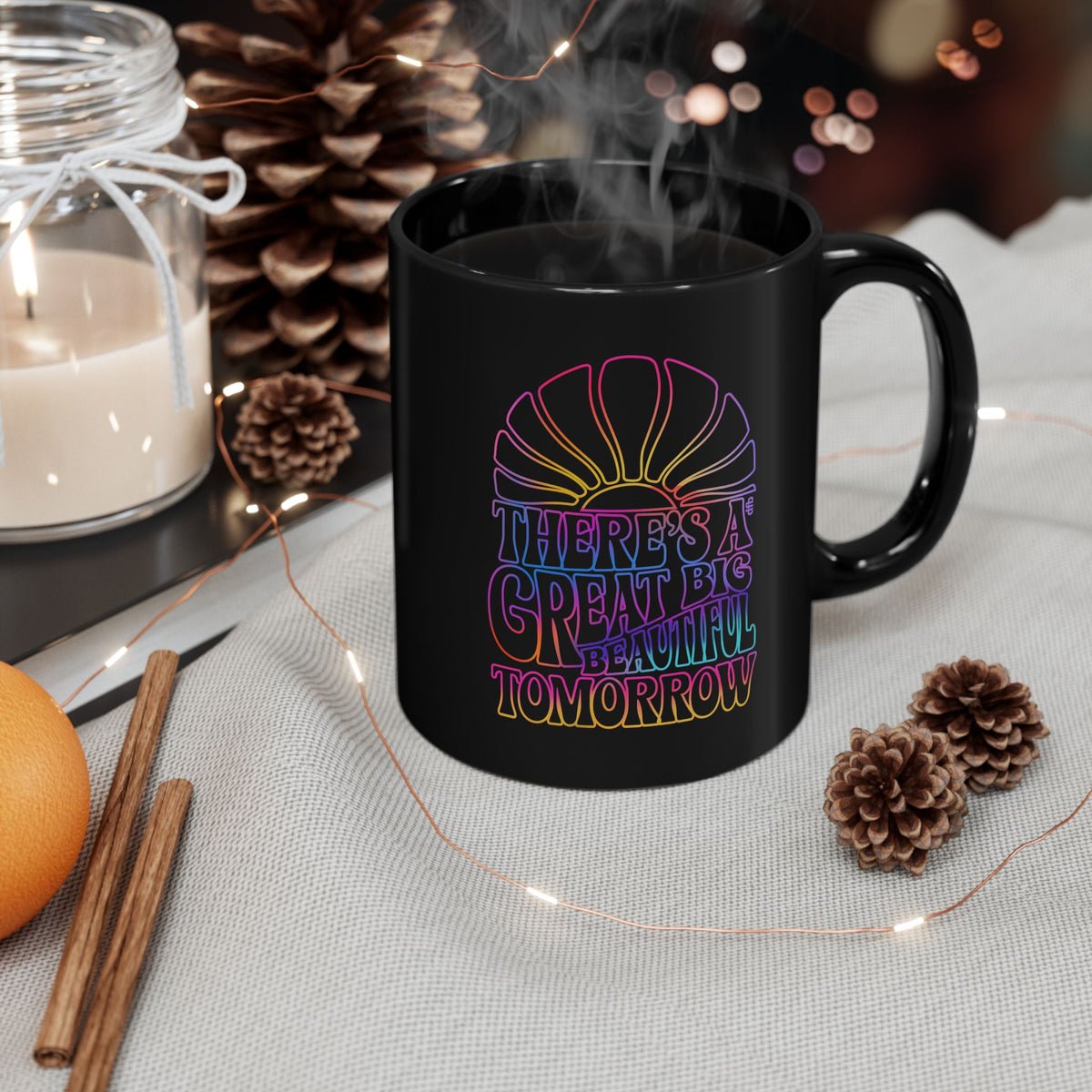 LIMITED EDITION Great Big Beautiful Tomorrow - Black Mug
