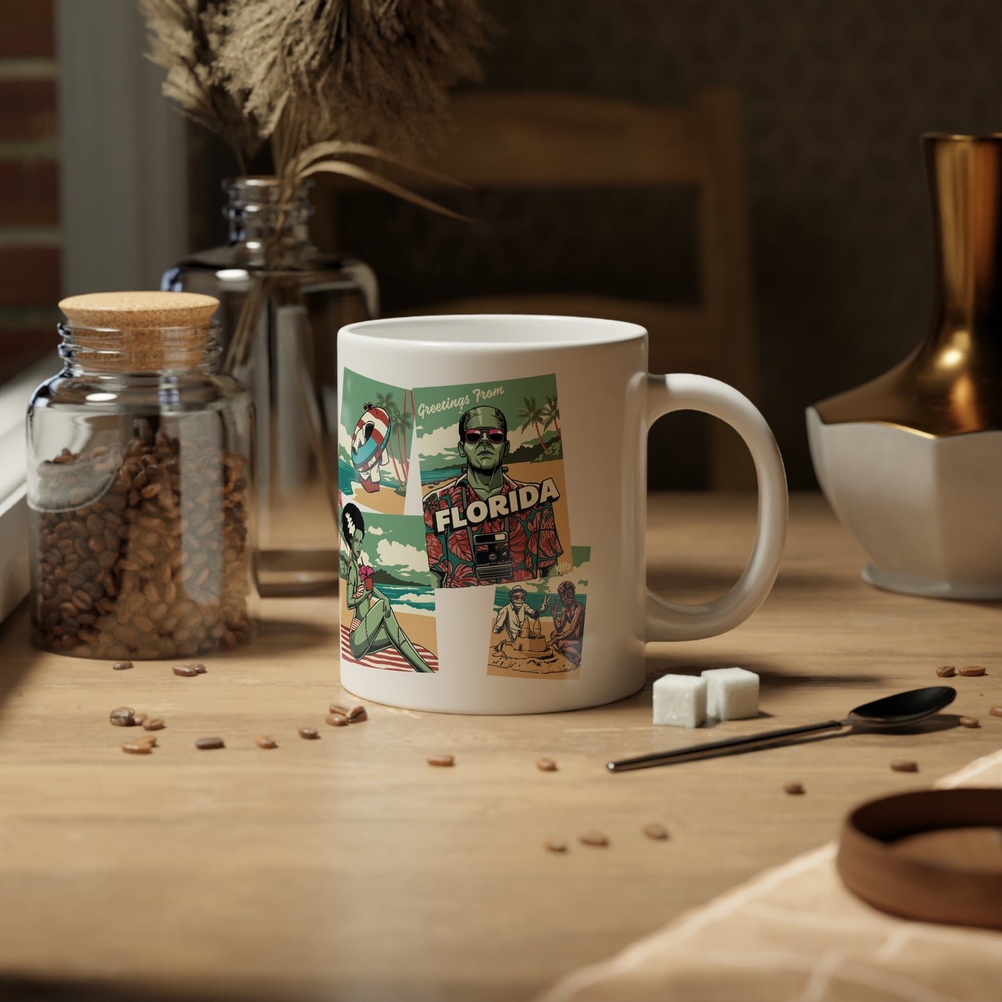 Monsters on Vacation - Jumbo Mug, 20oz