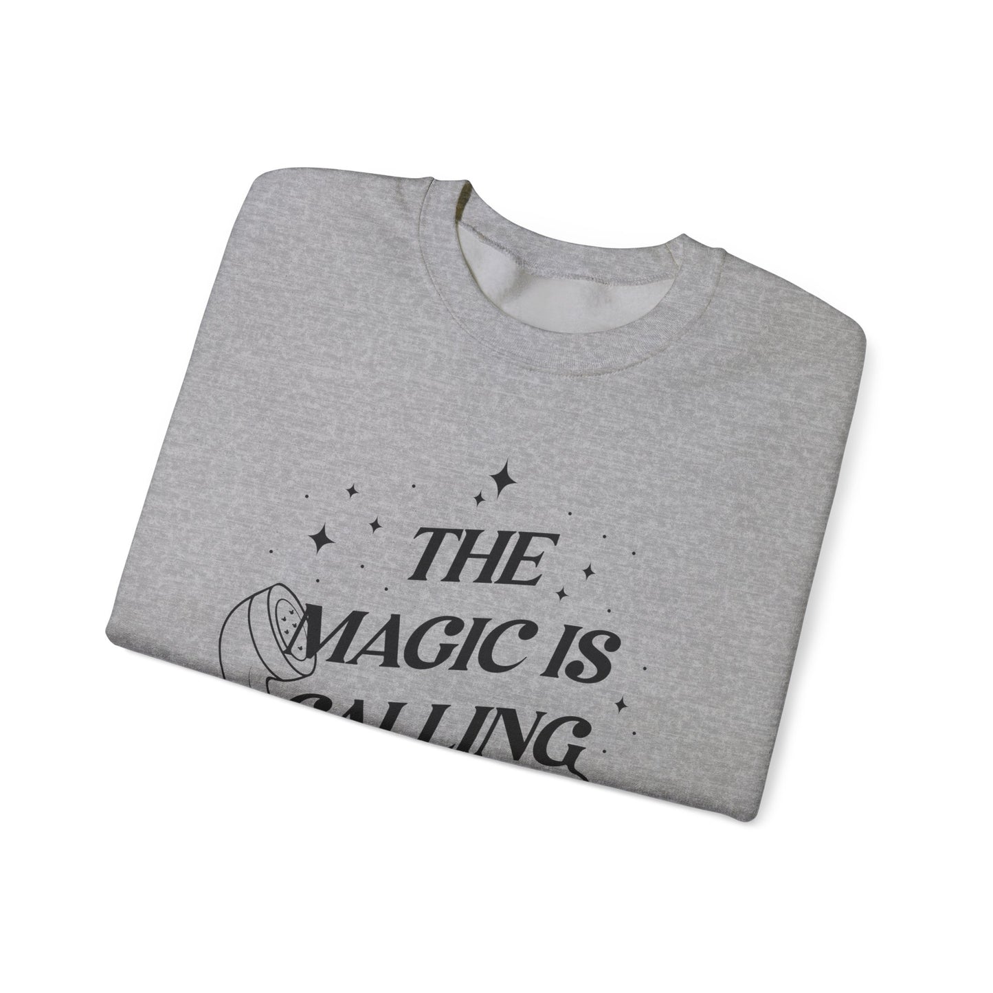 Magic is Calling Double Sided - Adult Crewneck Sweatshirt