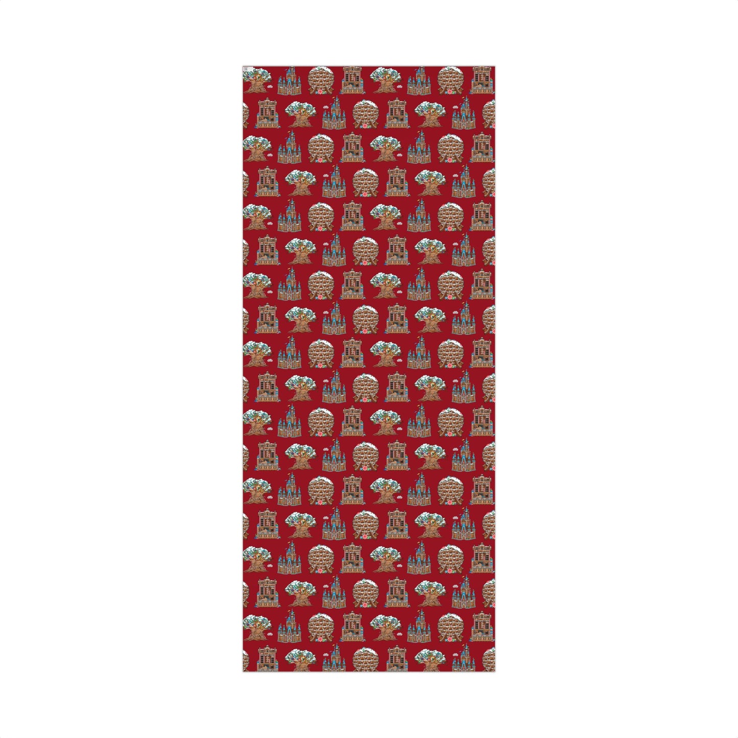 Gingerbread Park Landmarks - Gift Wrap Papers