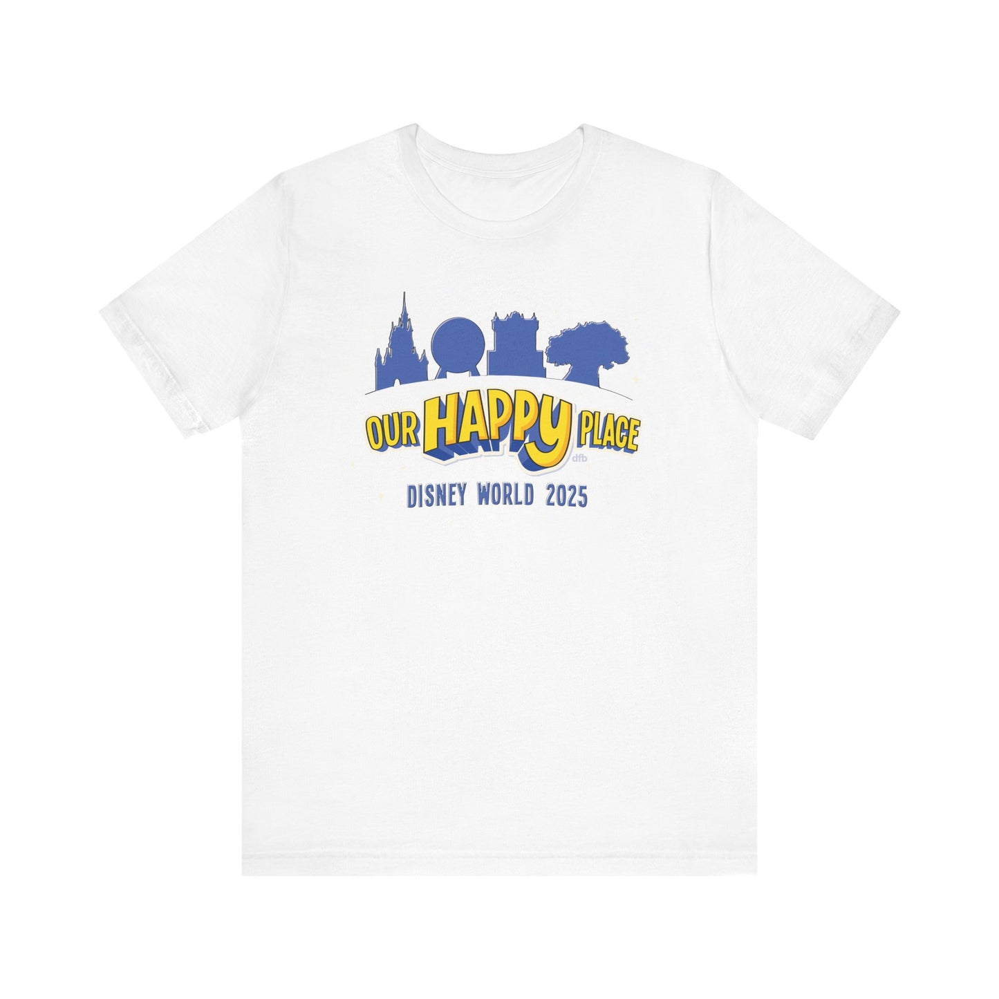 Our Happy Place 2025 - Family Matching Tee - Adult Tee Shirt