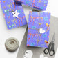 Bibbidi Bobbidi Bow, Princess Bows, Purple Background - Gift Wrap Papers