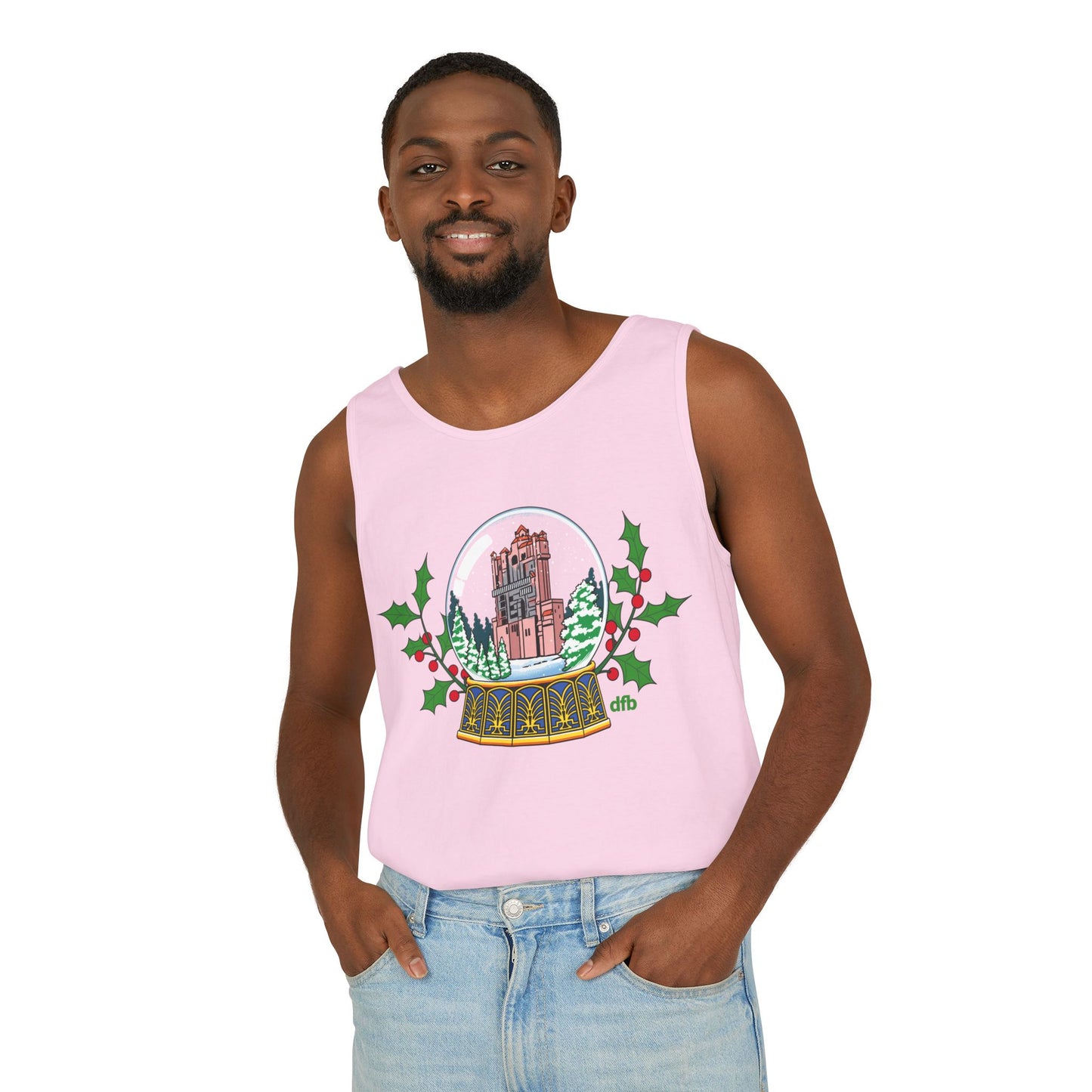 Hollywood Studios Snowglobes - Unisex Garment-Dyed Tank Top