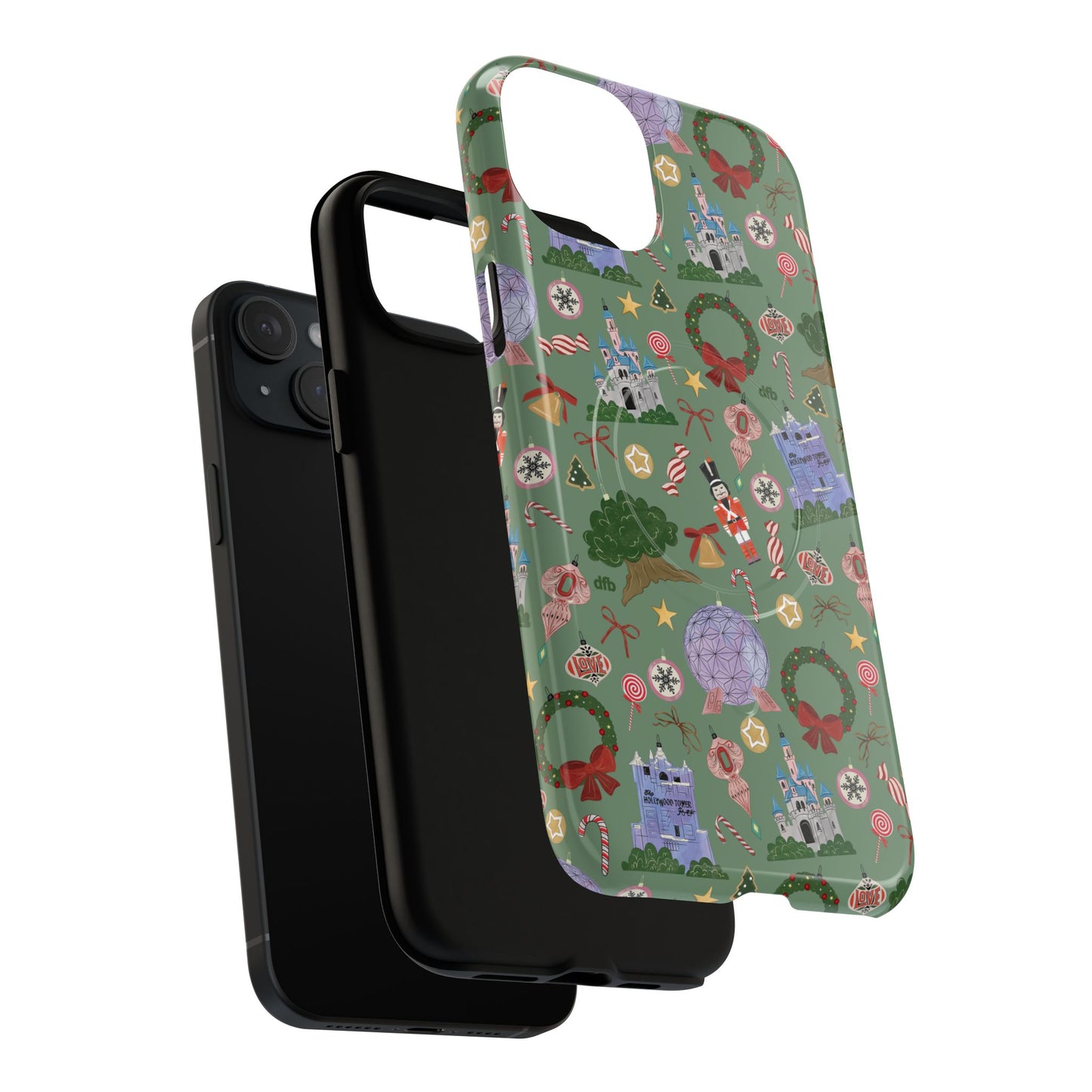 Park Icons Vintage Ornaments - Tough Magnetic iPhone Case