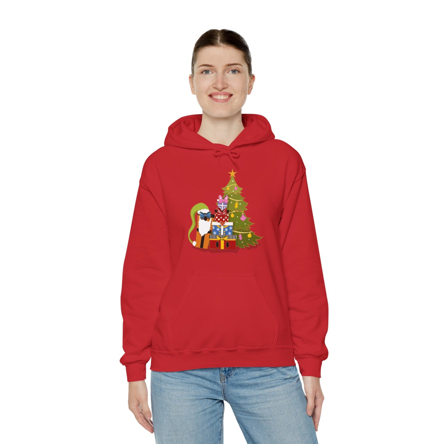 Fab 5 as Christmas Presents - Adult Hoodie Sweatshirt