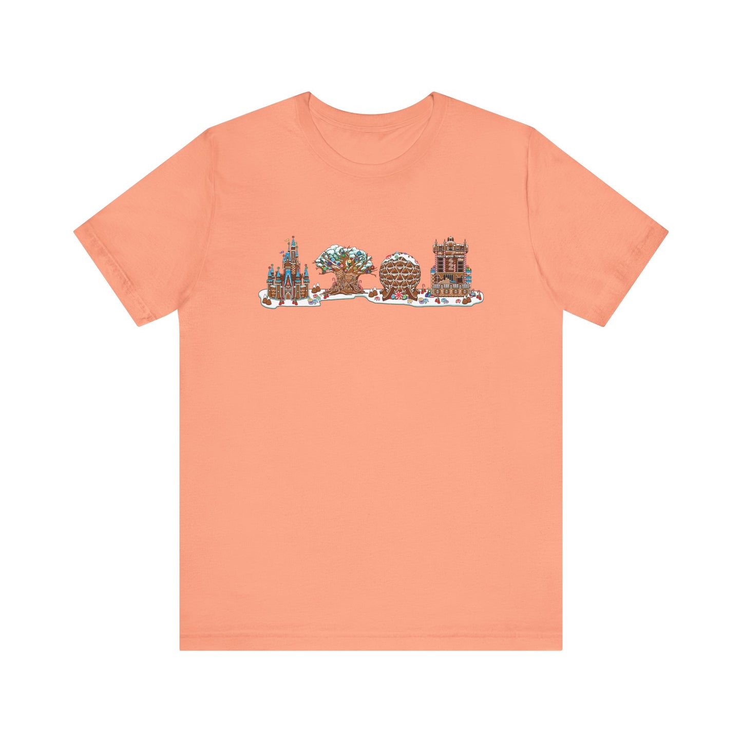 Gingerbread Park Icons - Adult Tee Shirt