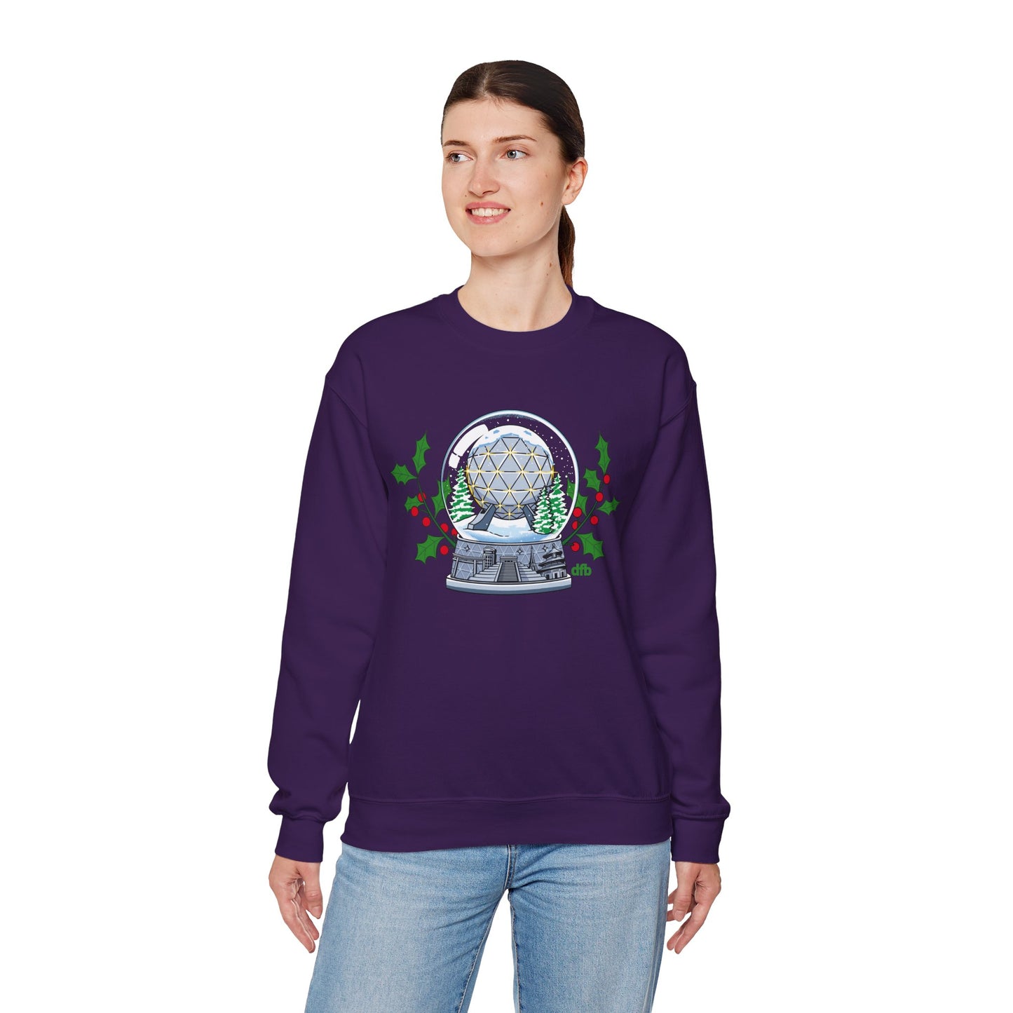 EPCOT Snowglobes - Adult Crewneck Sweatshirt