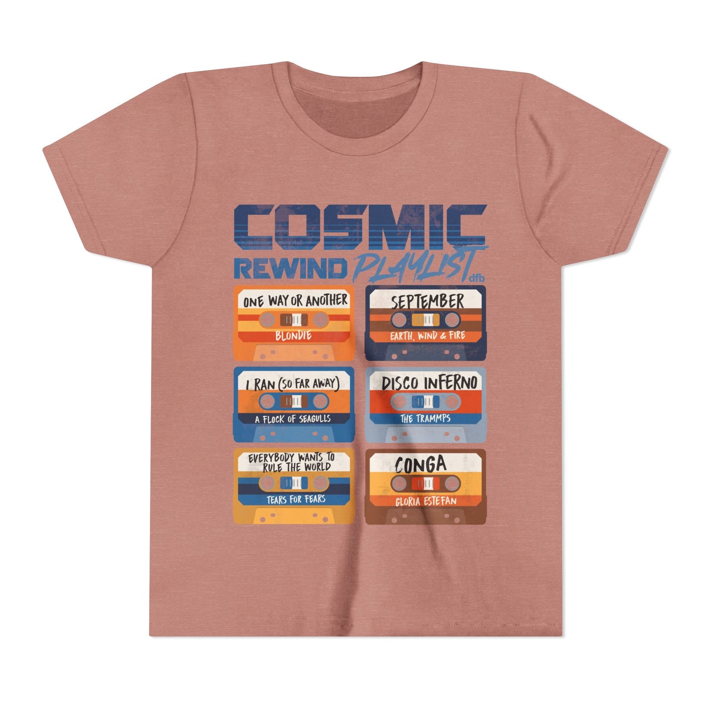 Cosmic Rewind Mixtapes - Kid's Tee Shirt