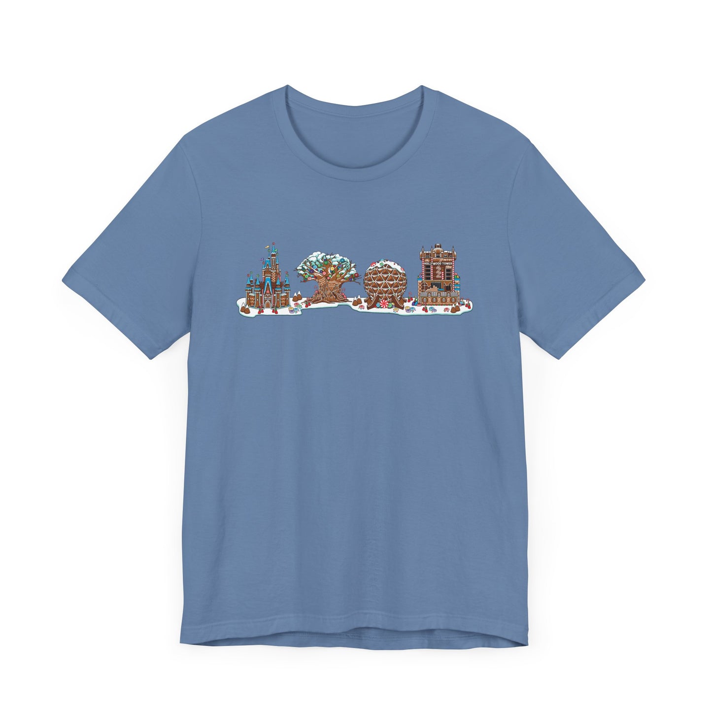 Gingerbread Park Icons - Adult Tee Shirt