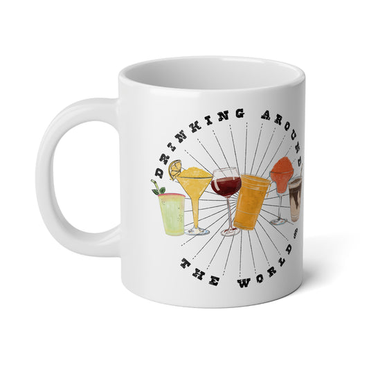 Drinking Around the World - Jumbo Mug, 20oz