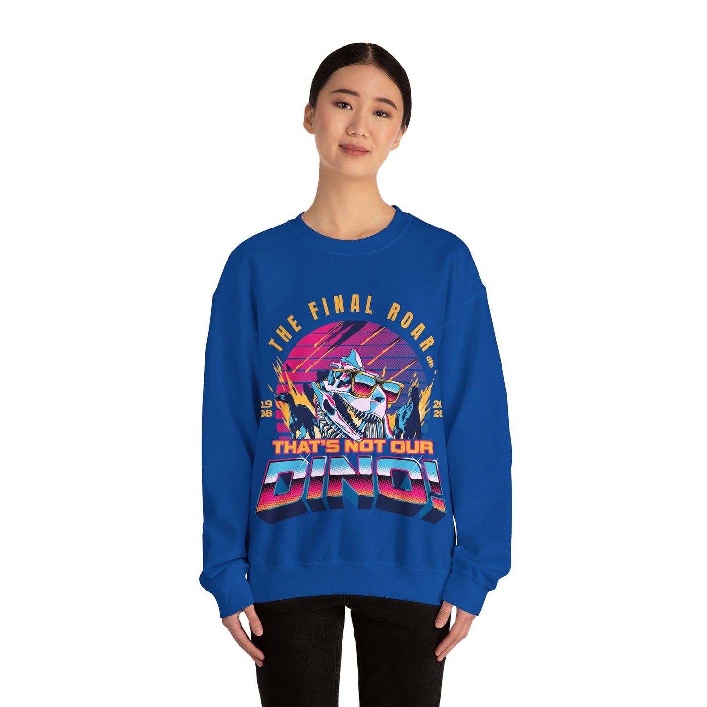 The Final Roar- DINOSAUR - Adult Crewneck Sweatshirt