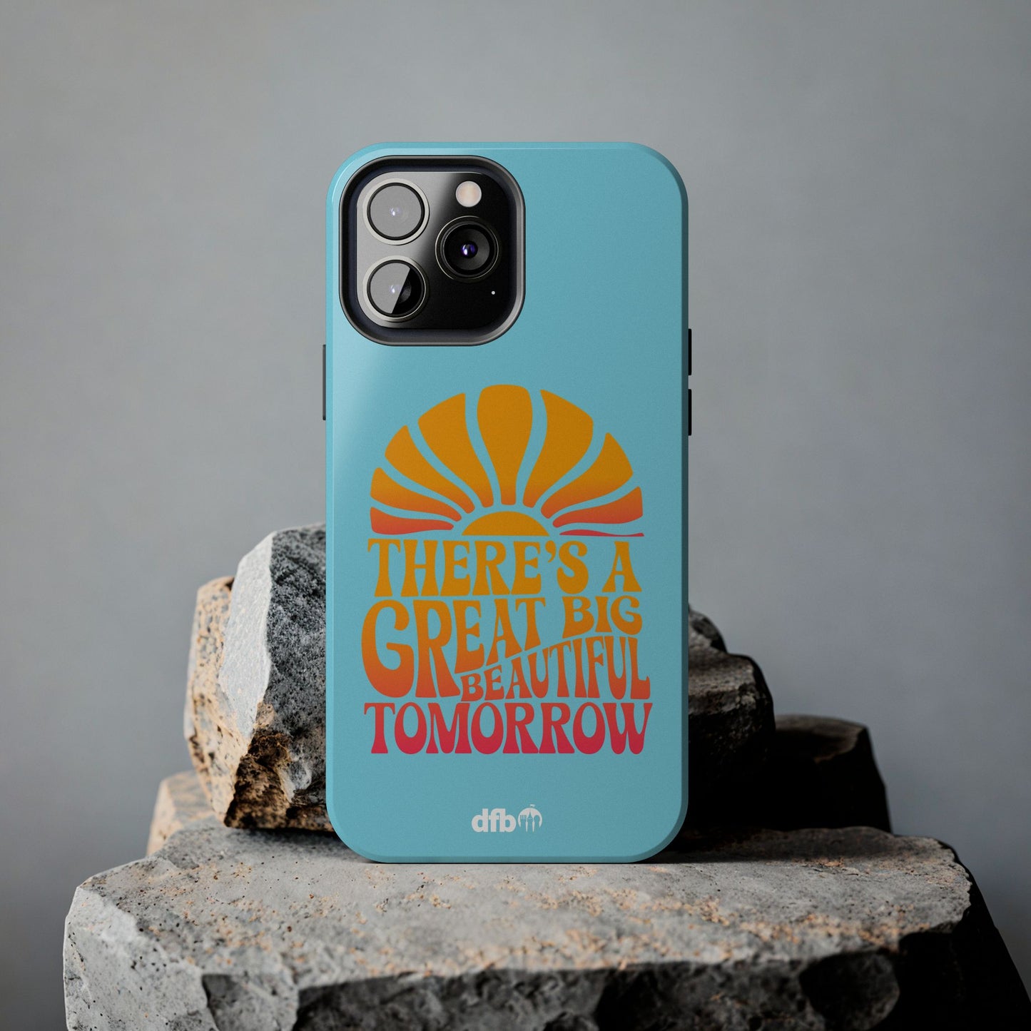 There's A Great Big Beautiful Tomorrow - Apple Phone Case