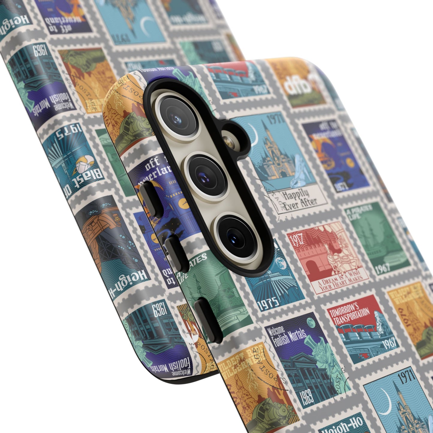 Magic Kingdom Vintage Stamps - Samsung Galaxy & Google Pixel Phone Case