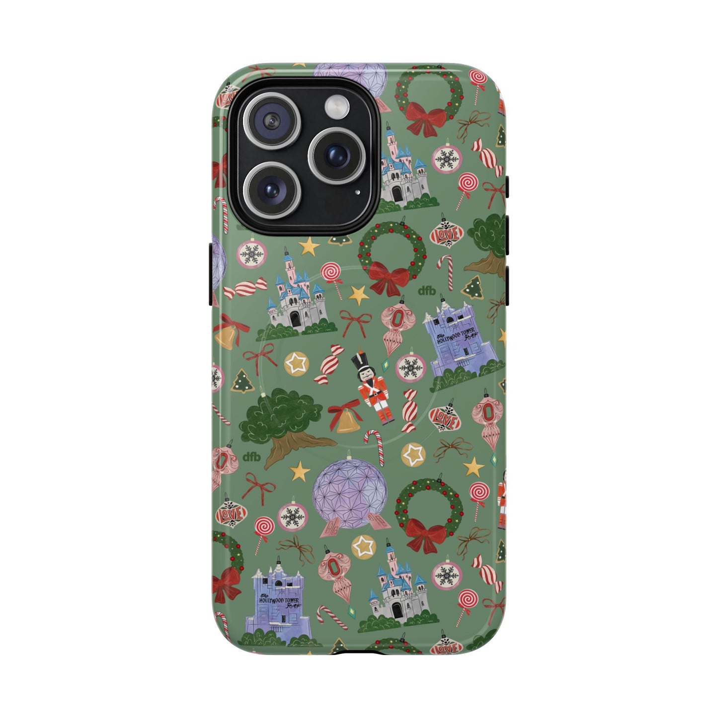 Park Icons Vintage Ornaments - Tough Magnetic iPhone Case