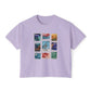 Magic Kingdom Vintage Stamps - Women's Boxy Tee