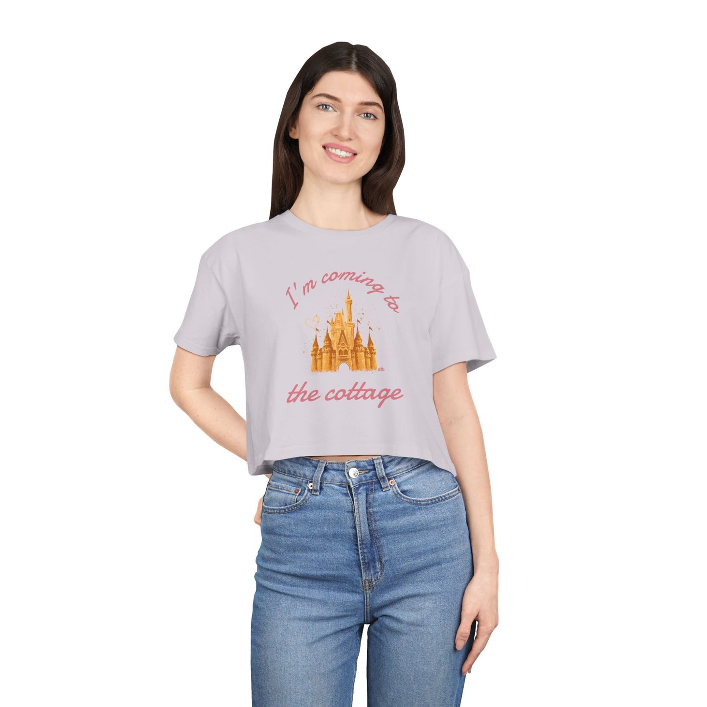 I'm Coming to the Cottage - Women's Crop Tee