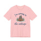 Snowy Cabin Castle, I'm Coming to the Cottage - Adult Tee Shirt