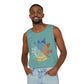 Food & Wine Compass - Unisex Garment-Dyed Tank Top