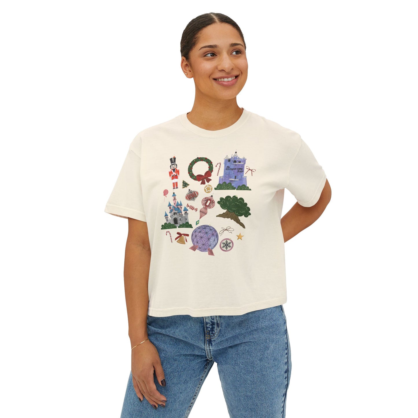 Park Icons Vintage Ornaments - Women's Boxy Tee