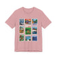 Animal Kingdom Vintage Stamps - Adult Tee Shirt