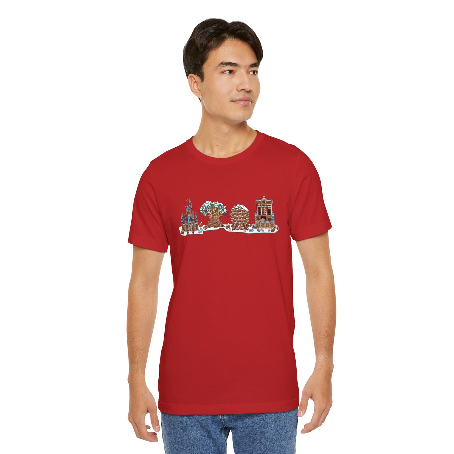 Gingerbread Park Icons - Adult Tee Shirt